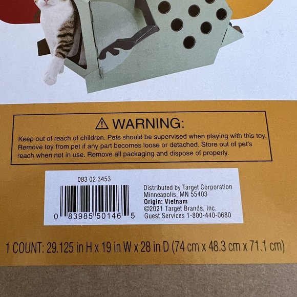 Boots And Barkley Cat Scratcher T Rex Double Decker 29"x19"x28" - Picture 8 of 8